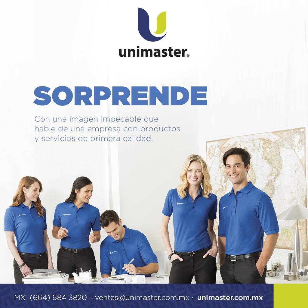 Uniformes Unimaster | 22116, Almendra & Patzcuaro, Ramos, 22116 Tijuana, B.C., Mexico | Phone: 664 684 3820