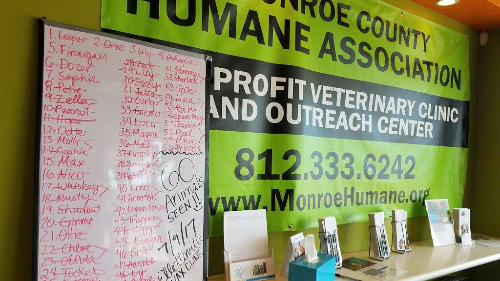 Monroe County Humane Association Non Profit Vet Clinic & Outreac | 4635 W Richland Plaza Dr, Bloomington, IN 47404, USA | Phone: (812) 333-6242