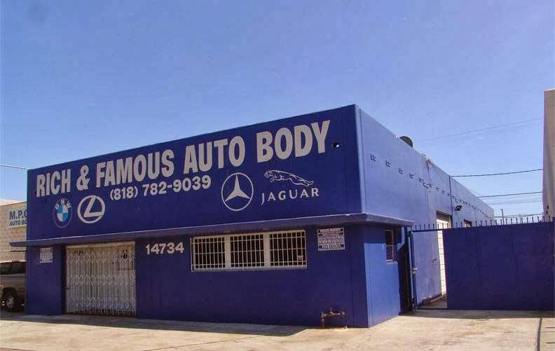 Rich and Famous Auto Body | 14741 Bessemer St, Van Nuys, CA 91411, USA | Phone: (818) 782-9039