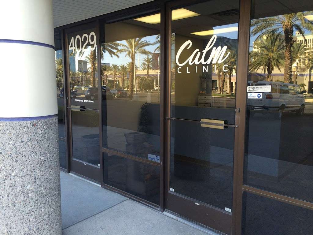 Calm Clinic | 4029 Dean Martin Dr, Las Vegas, NV 89103, USA | Phone: (702) 848-2256