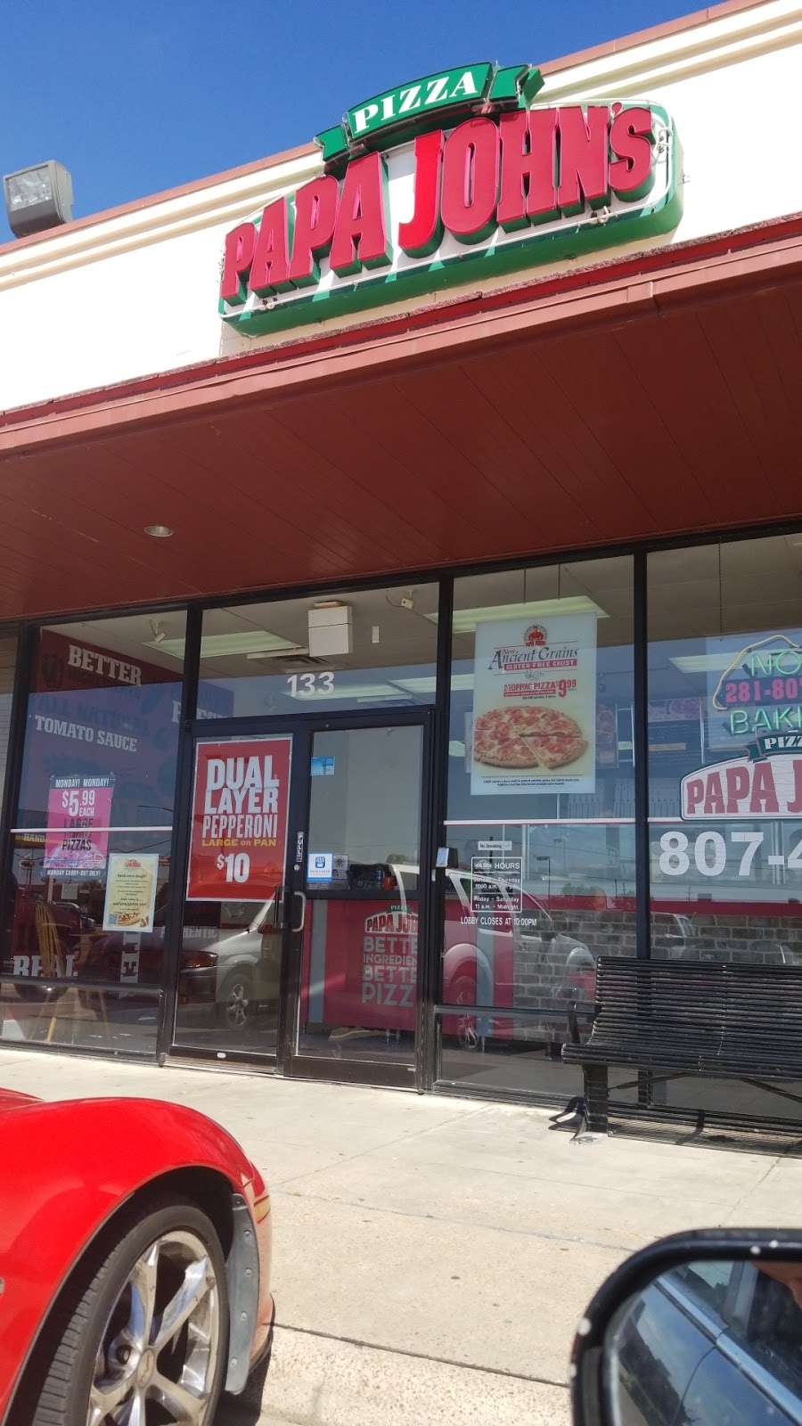 Papa Johns Pizza | 9110 Jones Rd #133, Houston, TX 77065, USA | Phone: (281) 807-4242