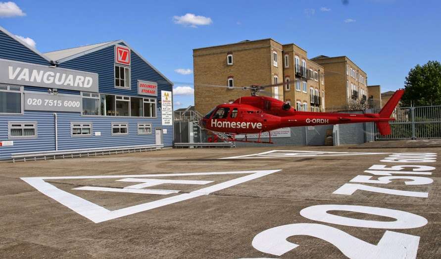 Falcon London Heliport | 188 Westferry Rd, Isle of Dogs, London E14 3RY, UK | Phone: 020 3302 0750