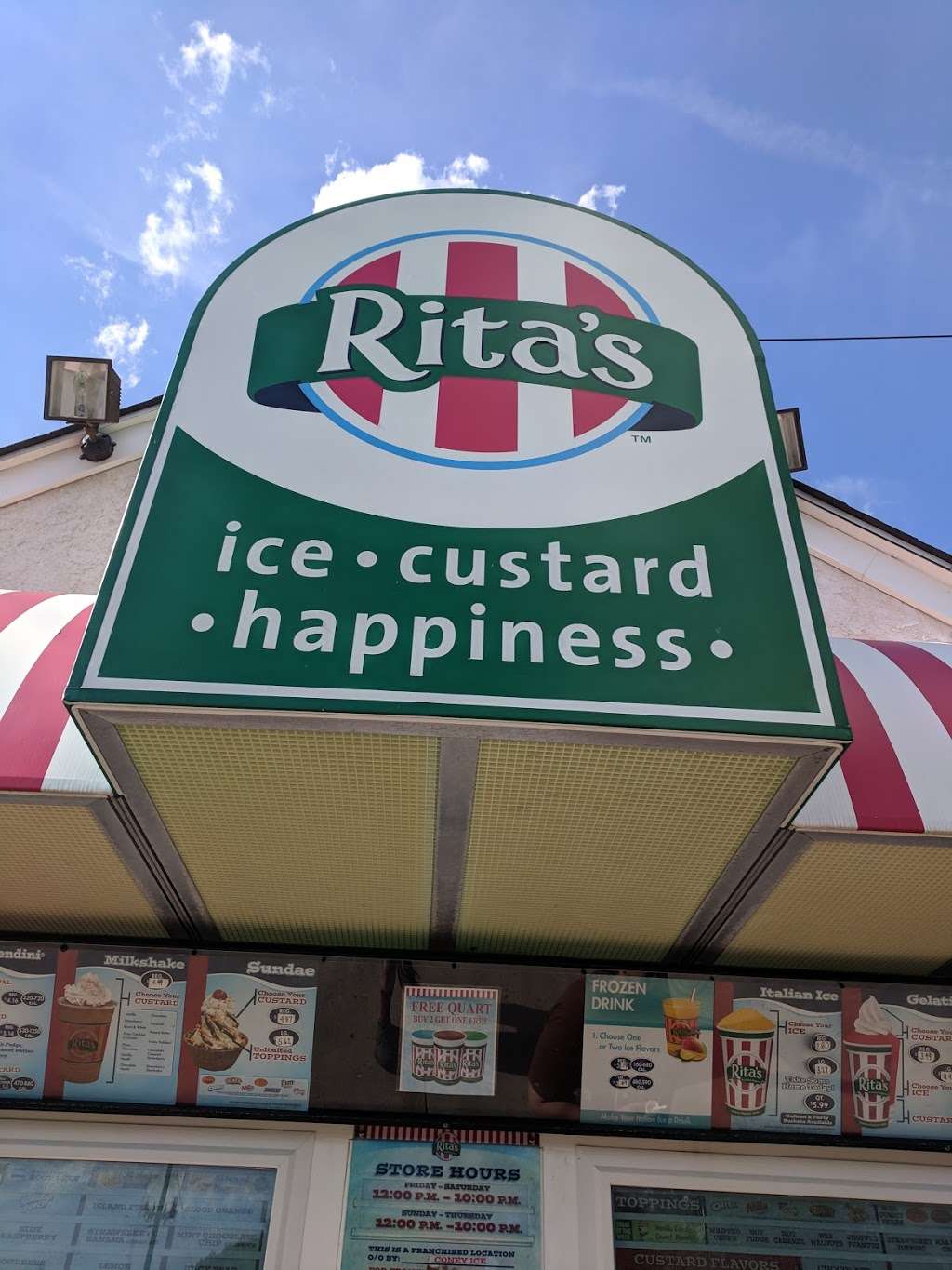 Ritas Italian Ice & Frozen Custard | 9409, 125 N Maple Ave, Marlton, NJ 08053, USA | Phone: (856) 596-3230