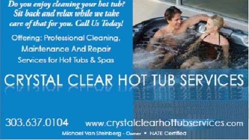 Crystal Clear Hot Tub Services | 16540 Umpire St, Hudson, CO 80642 | Phone: (303) 637-0104