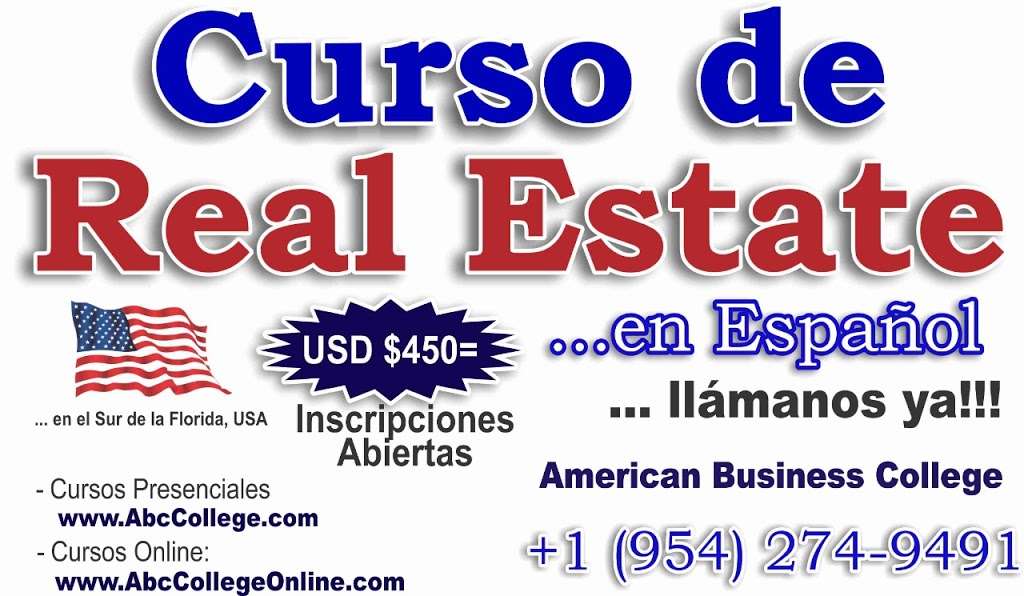 REAL ESTATE SCHOOL, ESCUELA DE REAL ESTATE, Orlando Bohorquez, H | 6662 Stirling Rd, Hollywood, FL 33024, USA | Phone: (954) 258-3999