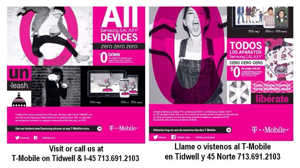 T-Mobile | 5404 North Fwy Ste 24, Houston, TX 77076, USA | Phone: (713) 691-2103