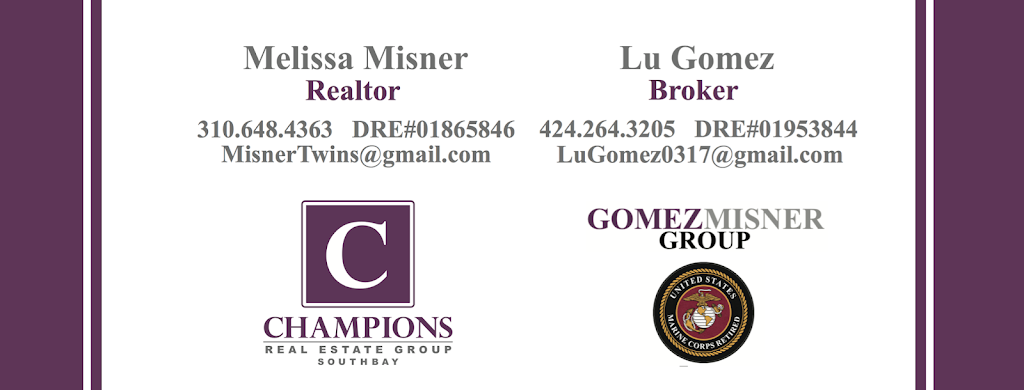 Gomez Misner Real Estate Group | 16412 Hawthorne Blvd, Lawndale, CA 90260, USA | Phone: (310) 648-4363