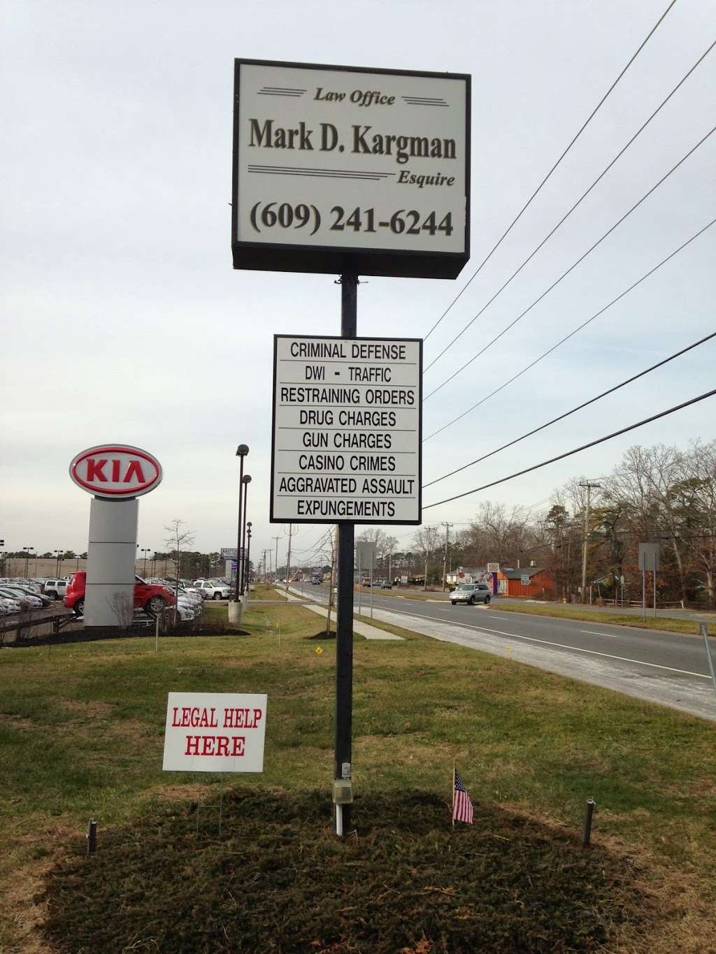 Law Office Of Mark D Kargman Esq | 6215 E Black Horse Pike, Egg Harbor Township, NJ 08234, USA | Phone: (609) 241-6244