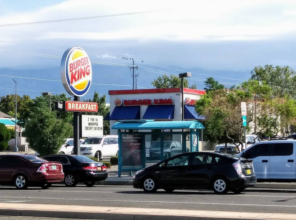 Burger King | 6060 San Mateo Blvd NE, Albuquerque, NM 87109, USA | Phone: (505) 884-5900