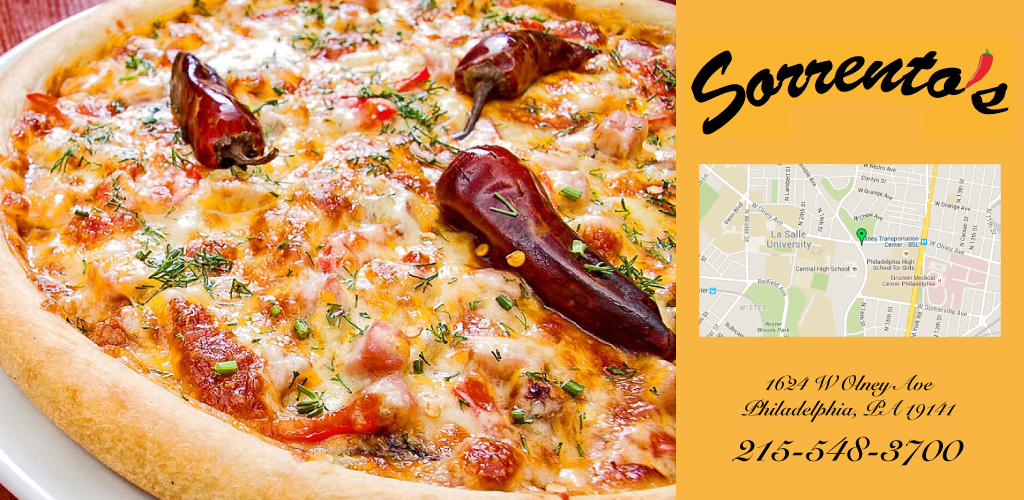 Sorrentos Pizza | 1624 W Olney Ave, Philadelphia, PA 19141 | Phone: (215) 548-3700