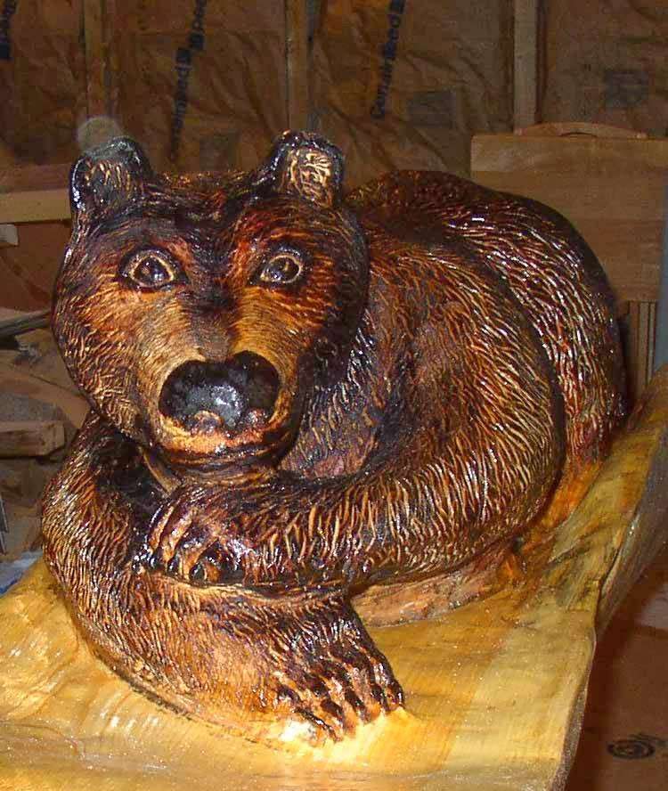 Log Cabin Carving | 38 Meadowlark Ln, Berkeley Springs, WV 25411, USA | Phone: (301) 991-3217