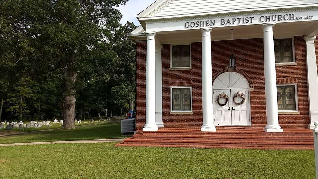 Goshen Baptist Church | 9800 Gordon Rd, Spotsylvania Courthouse, VA 22553, USA | Phone: (540) 786-7500