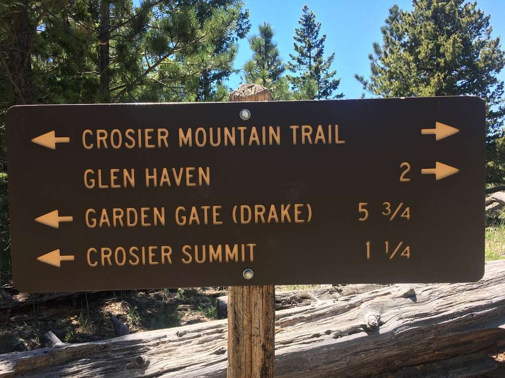 Crosier Mountain Rainbow Trailhead (#981) | 9497 Co Rd 43, Drake, CO 80515, USA