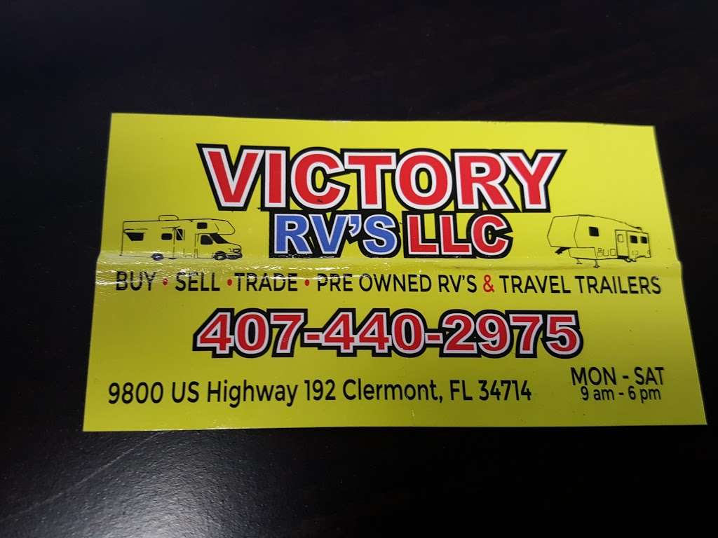 Victory RVS LLC | 9800 US-192, Davenport, FL 33897 | Phone: (407) 440-2975