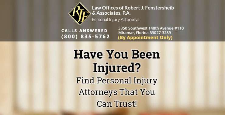 Fenstersheib Law Group, P.A. | 3350 SW 148th Ave #110, Miramar, FL 33027, USA | Phone: (800) 835-5762