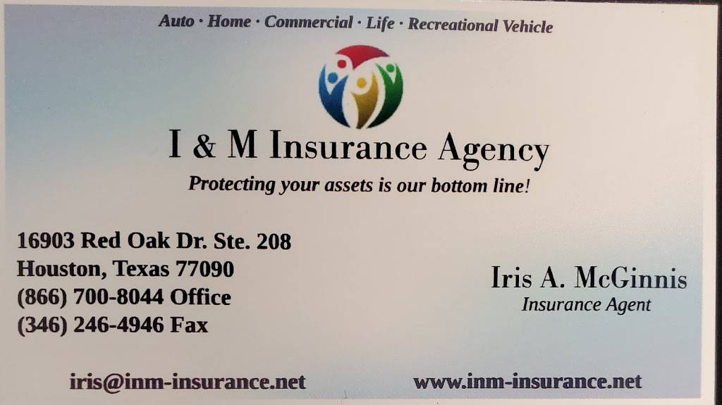 I & M Insurance Agency | 16903 Red Oak Dr Suite 208, Houston, TX 77090, USA | Phone: (866) 700-8044
