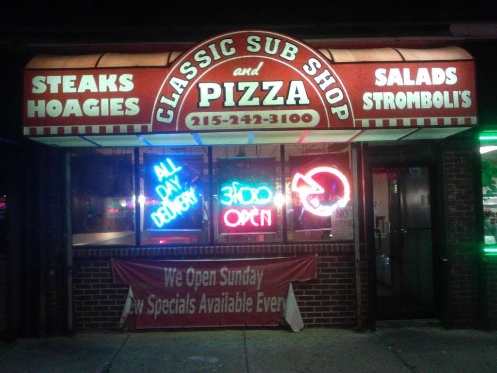 Classic Sub Shop | 1532 E Wadsworth Ave, Philadelphia, PA 19150, USA | Phone: (215) 242-3100