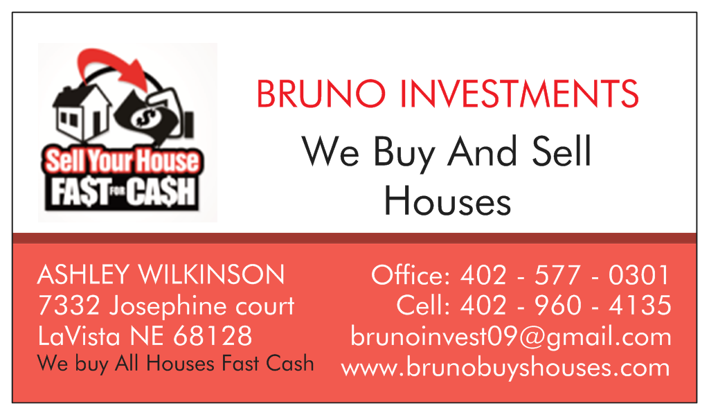 Bruno Investments | 7332 Josephine Ct, La Vista, NE 68128, USA | Phone: (402) 577-0603