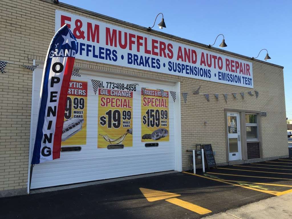 E & M Mufflers & Auto Repair | 6810 W 63rd St, Chicago, IL 60638 | Phone: (773) 498-4858