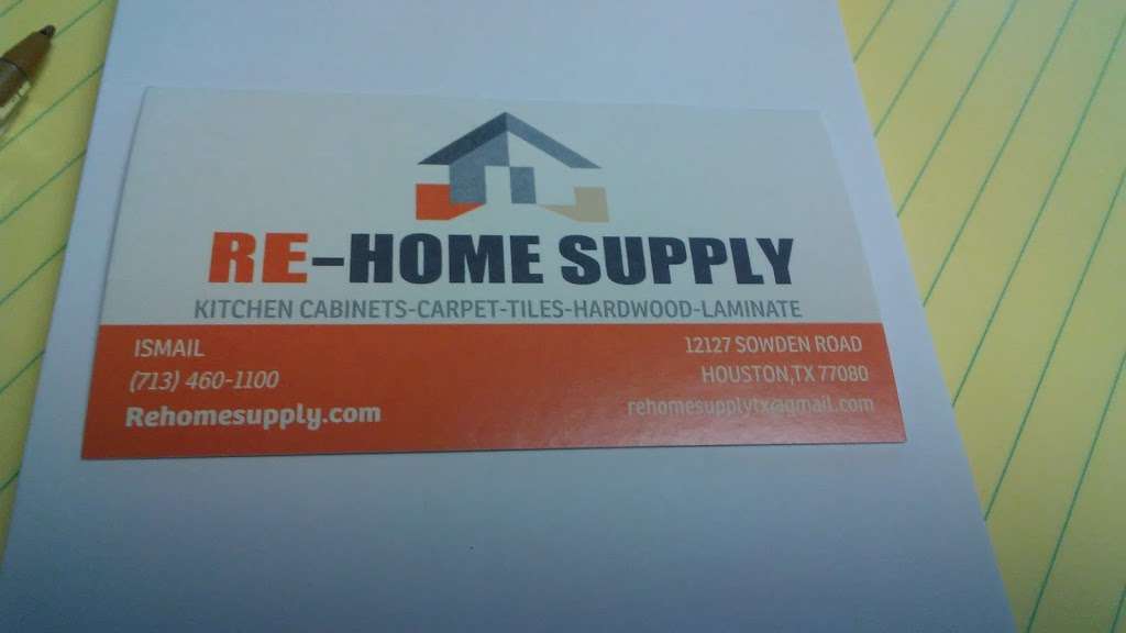 Re-Home Supply | 12127 Sowden Rd, Houston, TX 77080 | Phone: (713) 460-1100