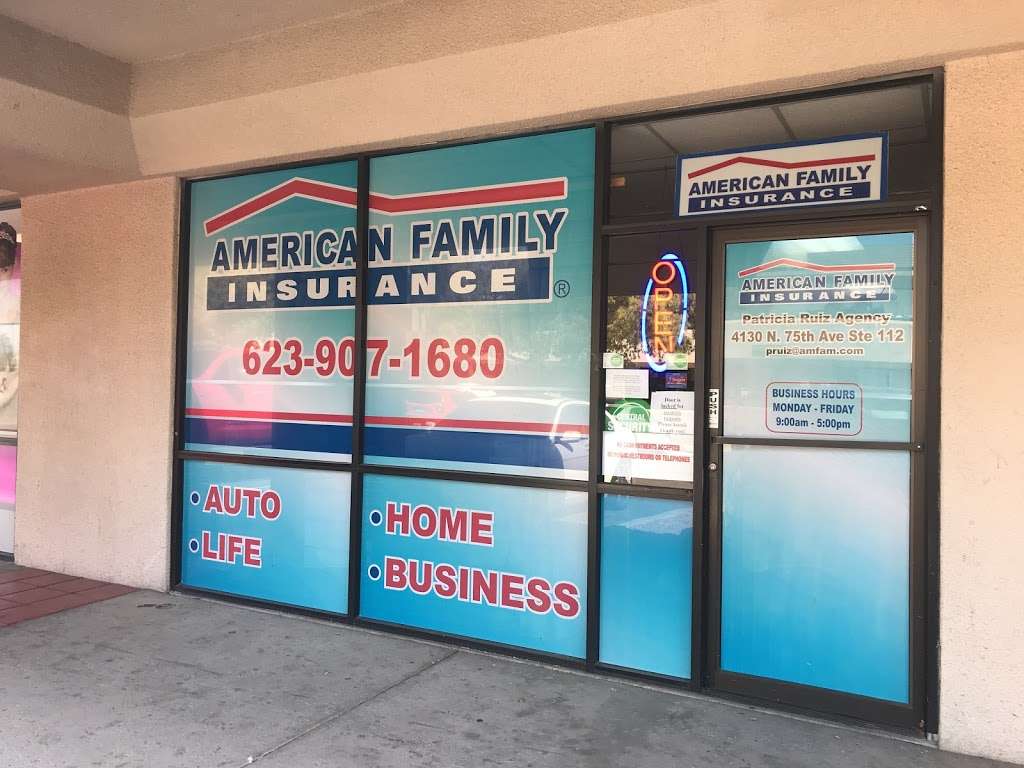 American Family Insurance - Patricia Ruiz | 4130 N 75th Ave #112, Phoenix, AZ 85033 | Phone: (623) 907-1680