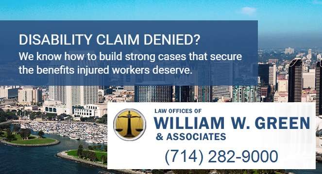 Law Offices of William W. Green & Associates | 505 Villa Real Dr, Anaheim, CA 92807, USA | Phone: (866) 543-7598