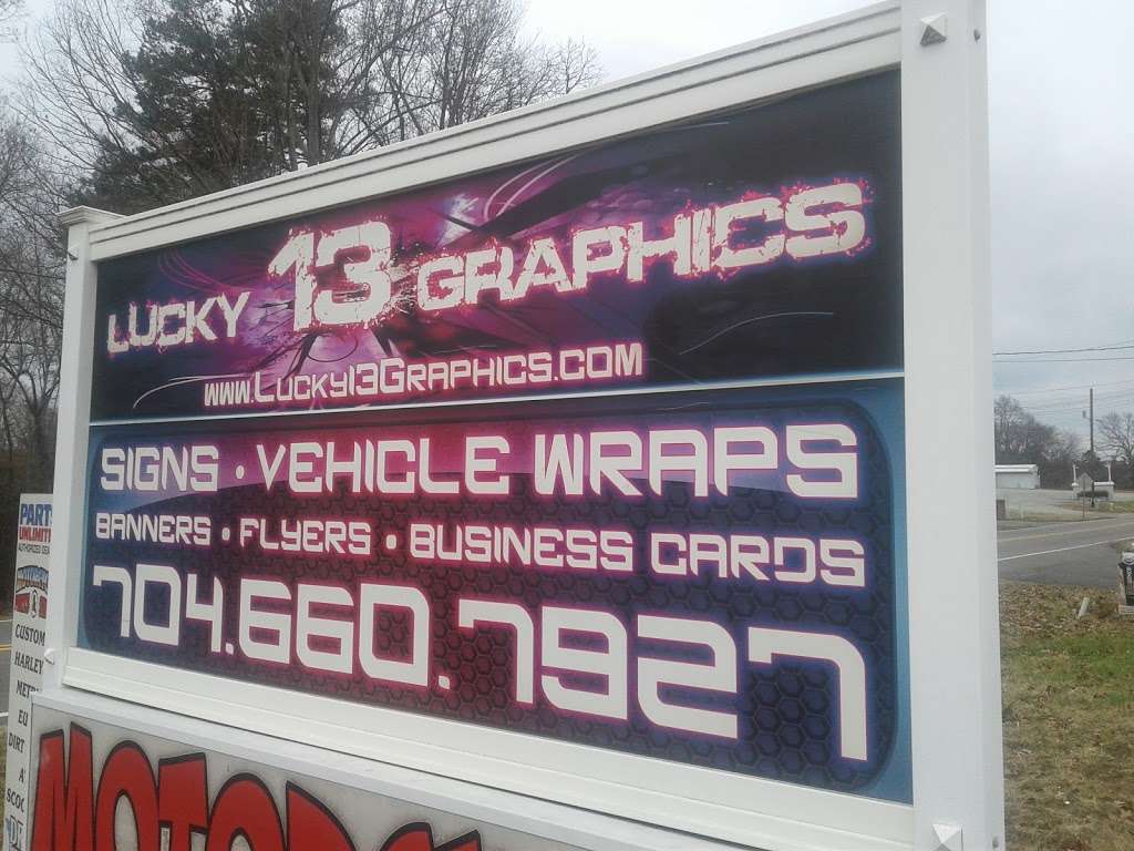 Lucky 13 Graphics | 2135 Charlotte Hwy, Mooresville, NC 28117, USA | Phone: (704) 660-7927