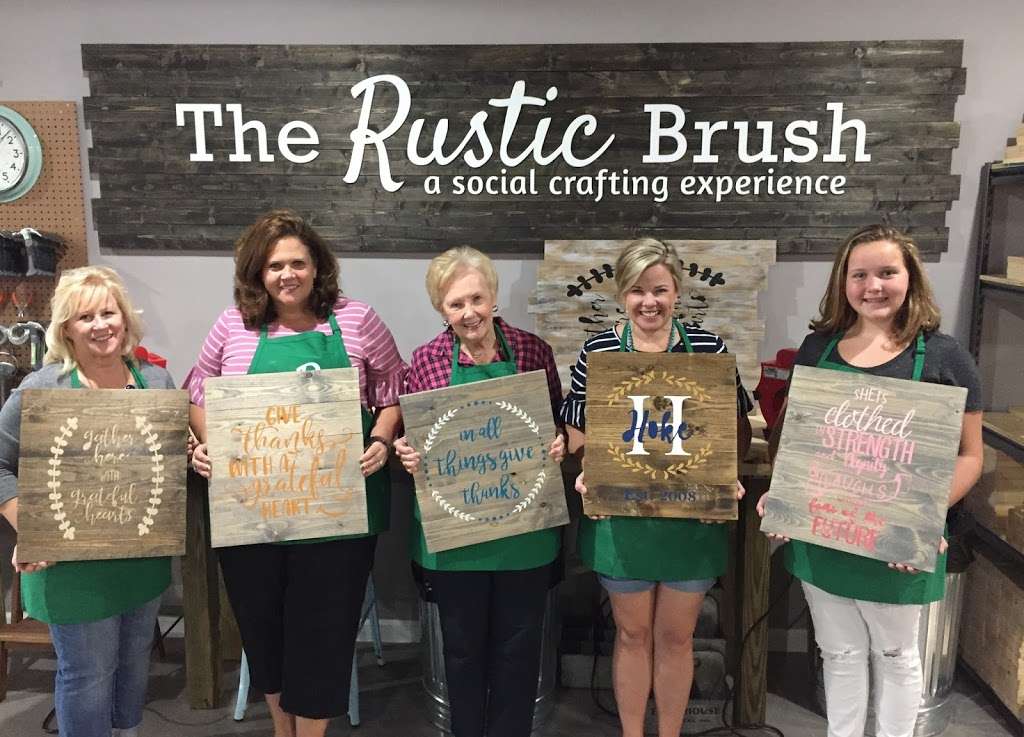 The Rustic Brush | 11605 S Fry Rd #102, Fulshear, TX 77441, USA | Phone: (281) 616-5865