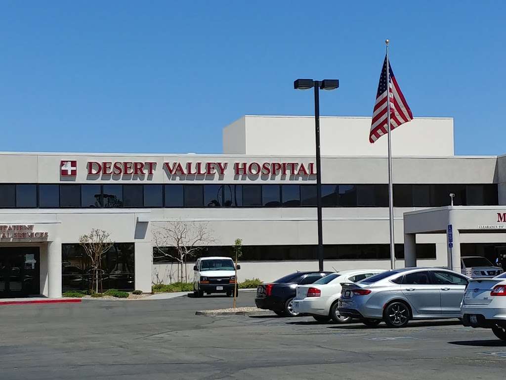 Desert Valley Hospital | 16850 Bear Valley Rd, Victorville, CA 92395, USA | Phone: (760) 241-8000