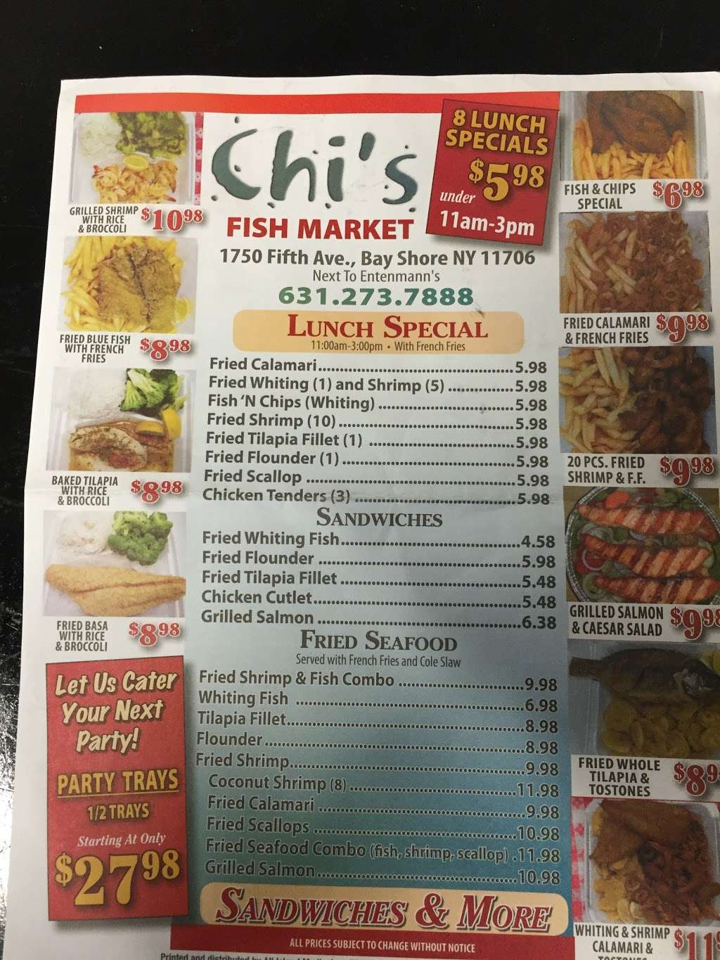Chi Fish Market | 1750 5th Ave #4, Bay Shore, NY 11706, USA | Phone: (631) 273-7888