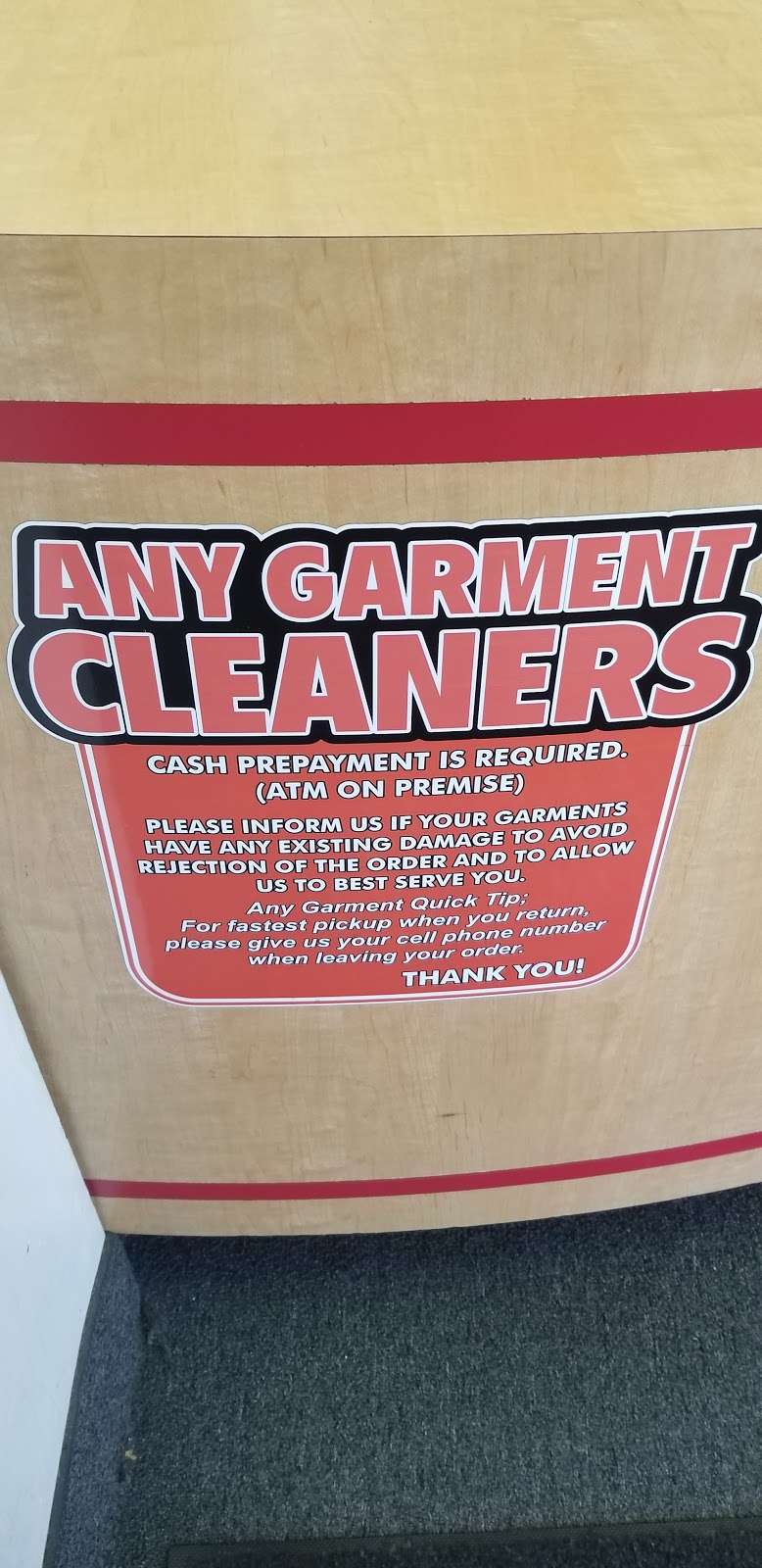Any Garment Cleaners | 2065 US-22 W, Union, NJ 07083 | Phone: (908) 688-8899