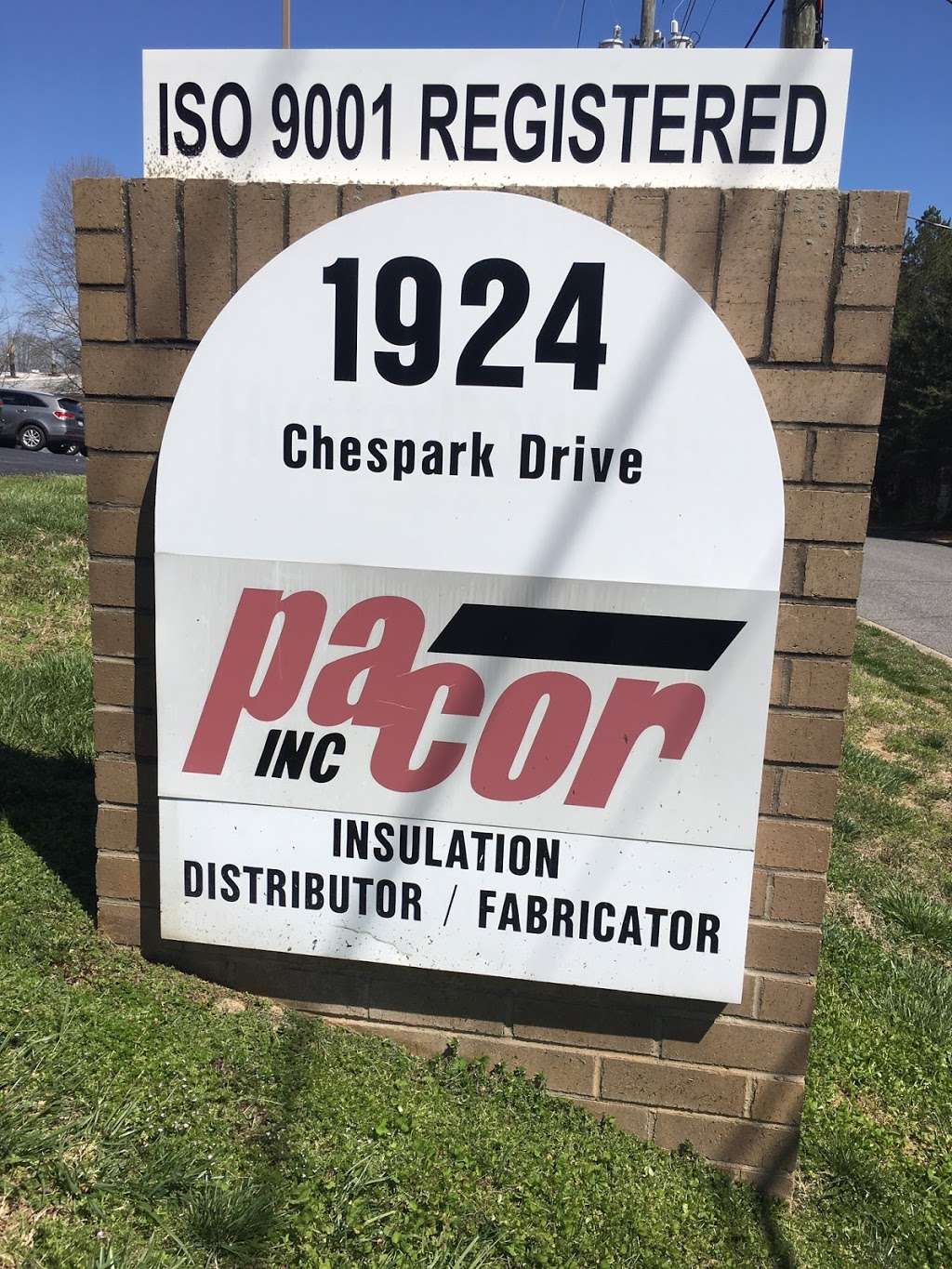 Pacor Inc. | 1924 Chespark Dr, Gastonia, NC 28052 | Phone: (888) 918-0800