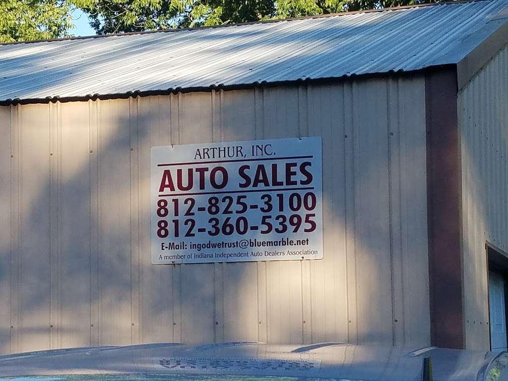 Arthur Inc Auto Sales | 2828 N, State Rd 45, Solsberry, IN 47459, USA | Phone: (812) 825-3100