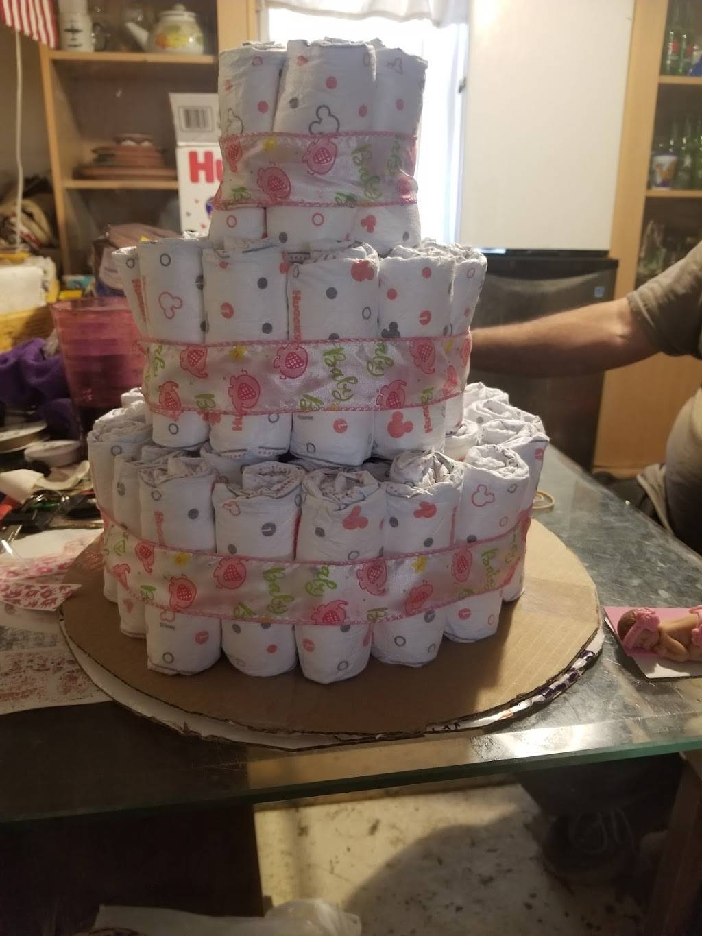 Diaper cakes for baby showers | 7001 W Wanda Lynn Ln, Peoria, AZ 85382 | Phone: (623) 308-7672