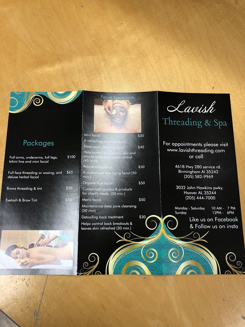 Lavish Threading and Spa | 3032 John Hawkins Pkwy, Hoover, AL 35244, USA | Phone: (205) 444-7000