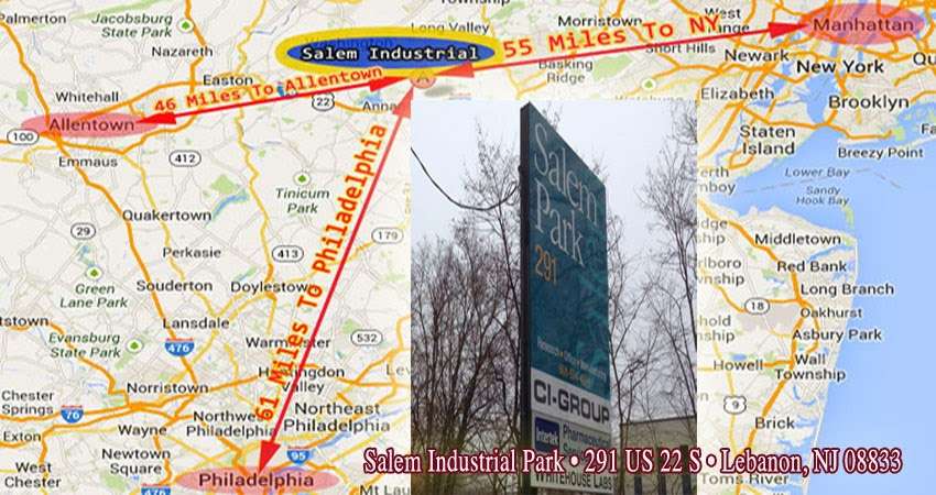 Salem Industrial Park | 291 US-22 #4, Lebanon, NJ 08833 | Phone: (908) 534-4569