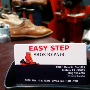 Easy Step Shoe Repair | 3301 E Main St #1325, Ventura, CA 93003, USA | Phone: (805) 535-4266