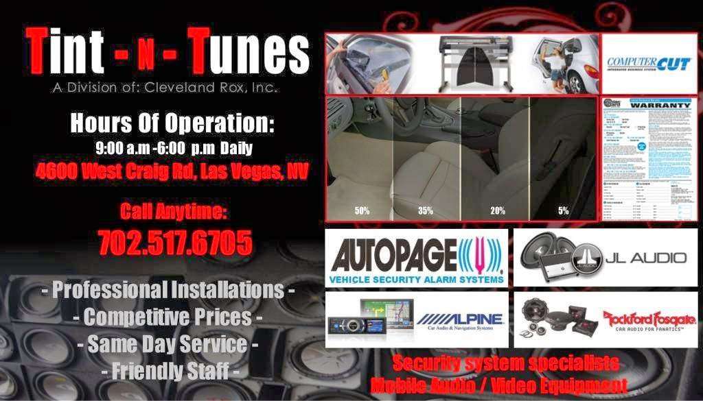 TINT N TUNES | 4600 W Craig Rd, North Las Vegas, NV 89032, USA | Phone: (702) 656-8468