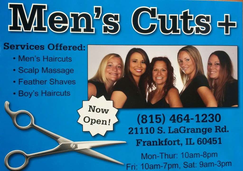 Mens Cuts + | 21110 South La Grange Road, Frankfort, IL 60423, USA | Phone: (815) 464-1230