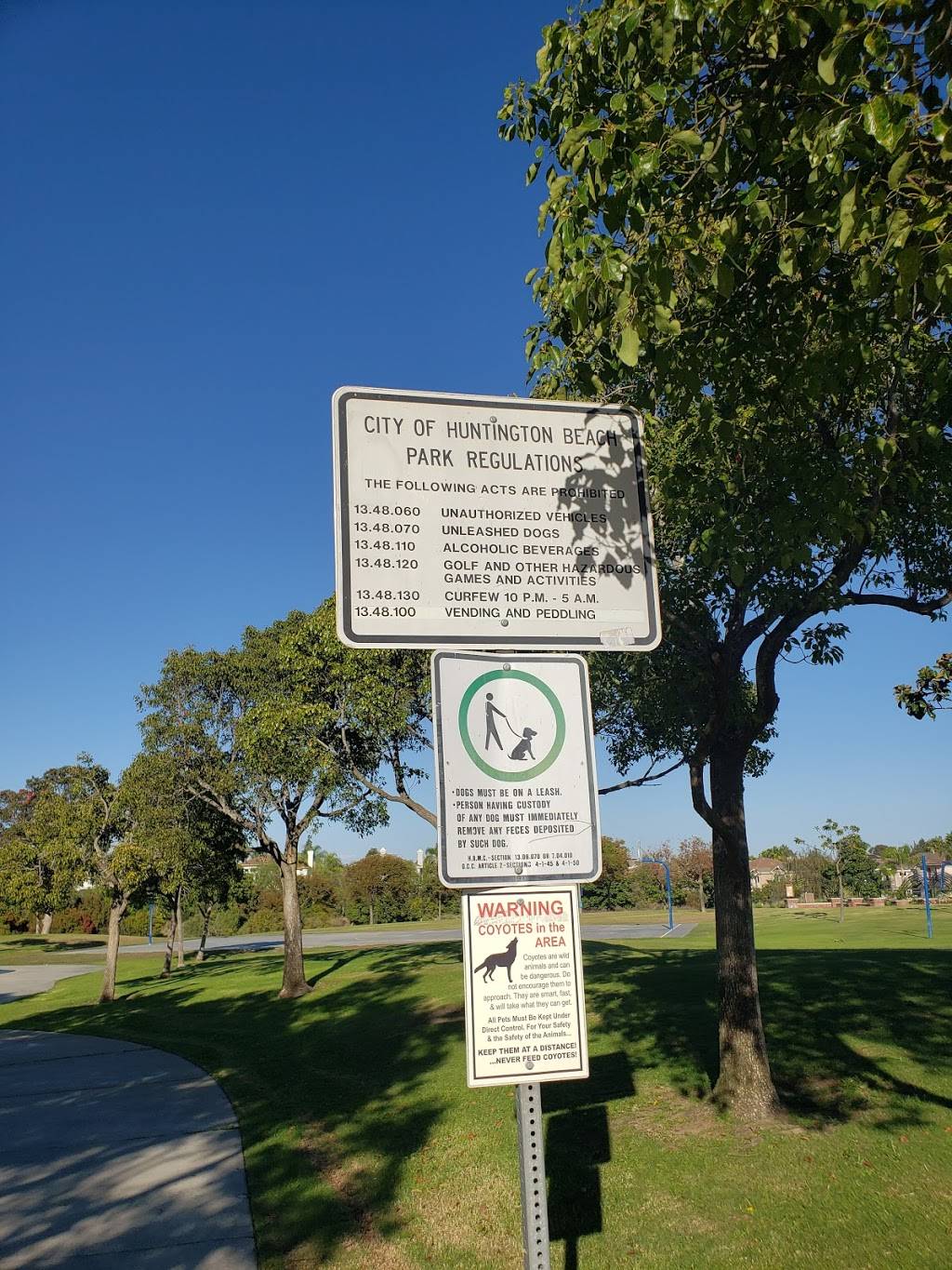 John Baca Park | 7329 Sherwood Dr, Huntington Beach, CA 92648, USA | Phone: (714) 536-5486