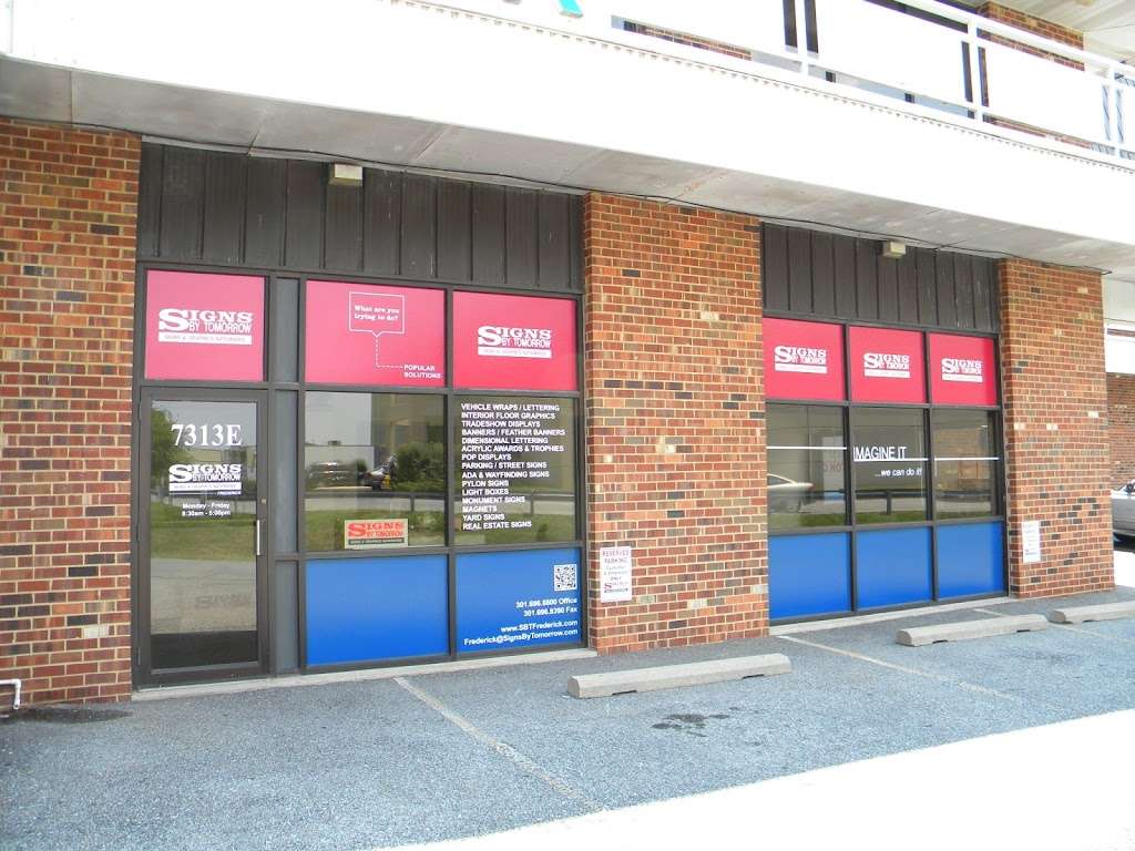 Signs By Tomorrow - Frederick | 7313-E Grove Rd, Frederick, MD 21704, USA | Phone: (301) 696-8800