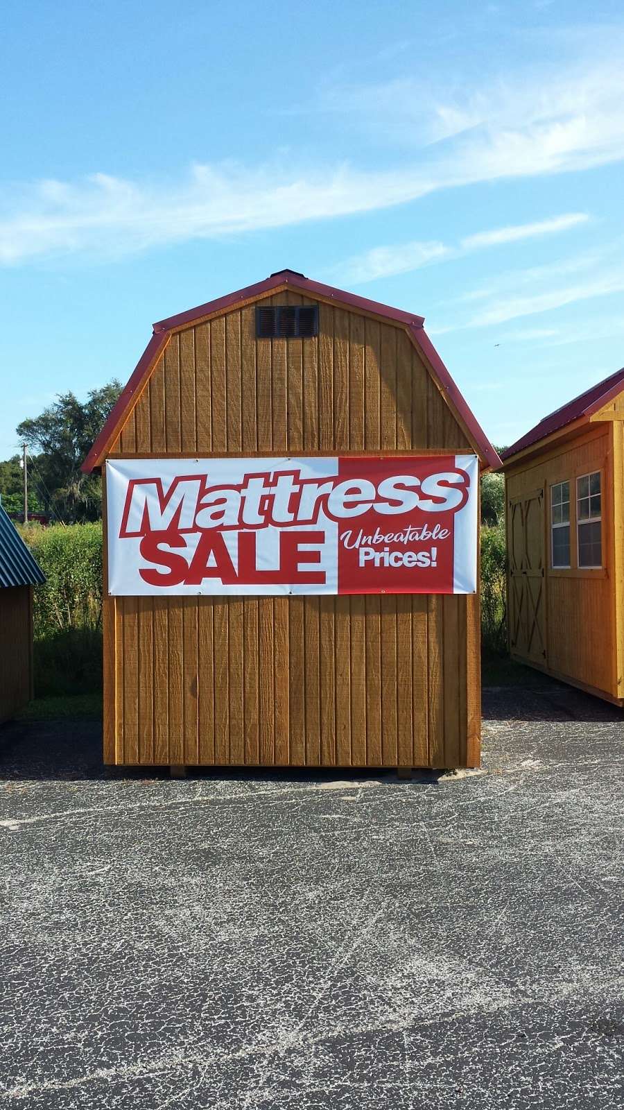 Mattress Warehouse Outlet and Weather King Sheds Of Lakeland | 8025 US Hwy 98 N, Lakeland, FL 33809 | Phone: (863) 816-0020