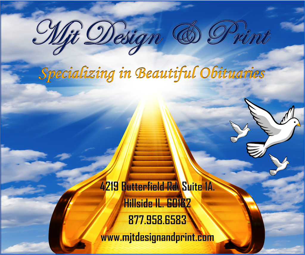 Mjt Design And Print | 4219 Butterfield Rd #1A, Hillside, IL 60162, USA | Phone: (877) 958-6583