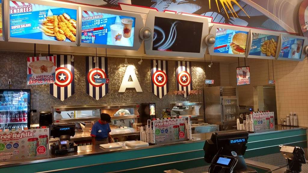 Captain America Diner | Orlando, FL 32819, USA