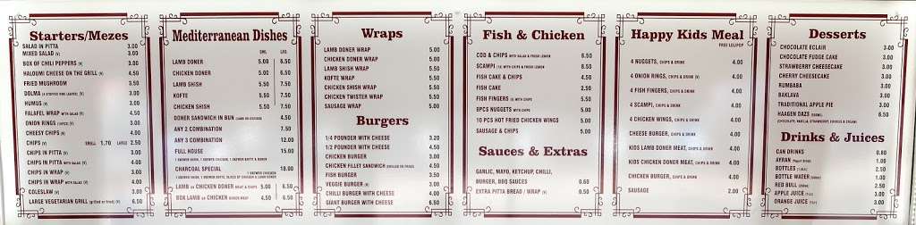 Beckenham Charcoal Grill | 251 Croydon Rd, Beckenham BR3 3PS, UK | Phone: 020 8650 2743