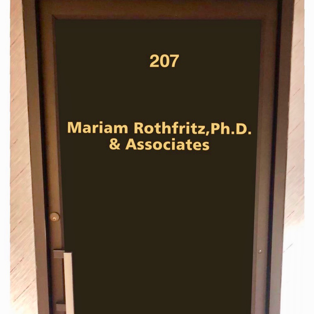 Mariam Rothfritz Ph.D. and Associates | 1135 Clifton Ave Suite # 207, Clifton, NJ 07013, USA | Phone: (973) 988-4241