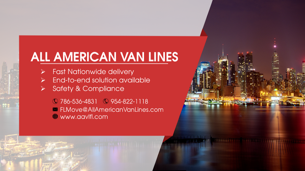 All American Van Lines Florida | 5411 NW 3rd Ave #1519, Miami, FL 33127, USA | Phone: (786) 536-4831