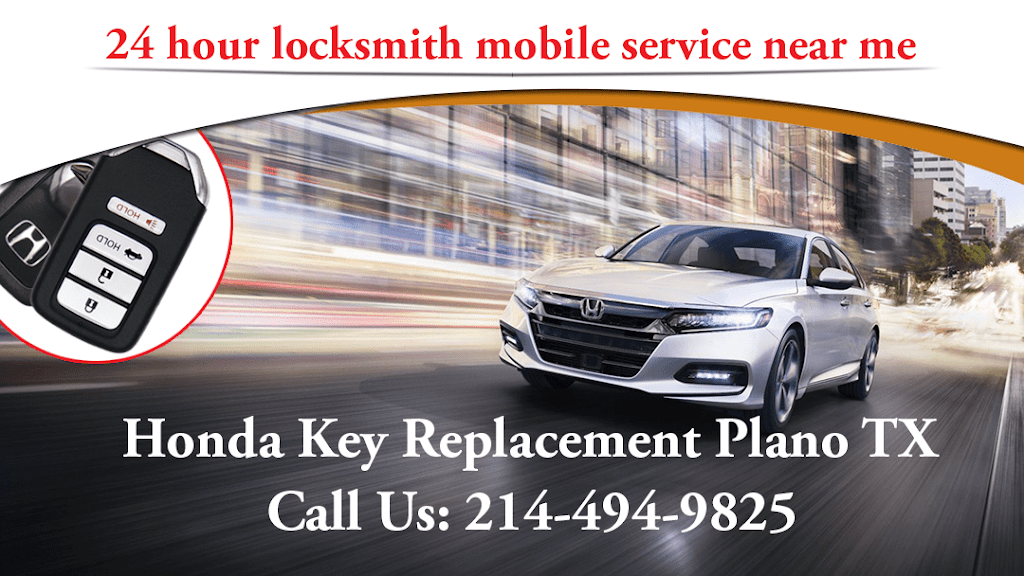Honda Key Replacement Plano TX | 3120 14th St, Plano, TX 75074, USA | Phone: (214) 494-9825
