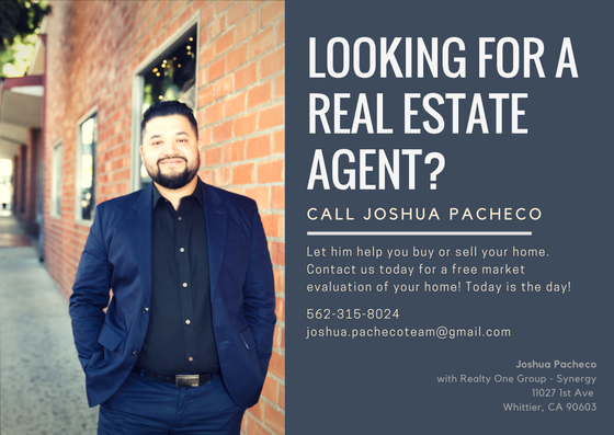 Joshua Pacheco - Real Estate Consultant | 11027 1st Ave, Whittier, CA 90603, USA | Phone: (562) 315-8024