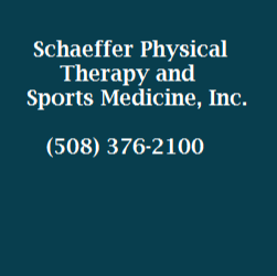 Schaeffer Physical Therapy & Sports Medicine Associates | 969 Main St #2, Millis, MA 02054, USA | Phone: (508) 376-2100